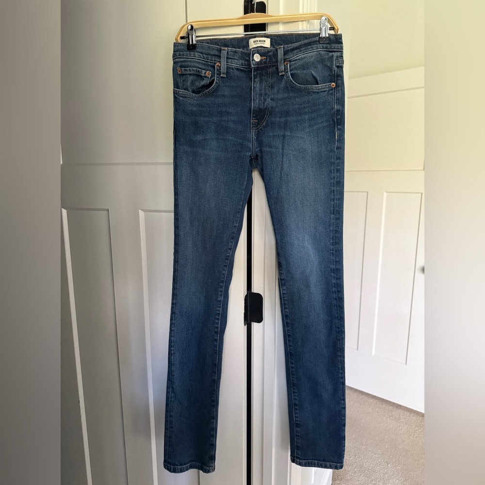 Buck Mason Slim‎ Jeans Men’s Dark Wash waist 30 stretch